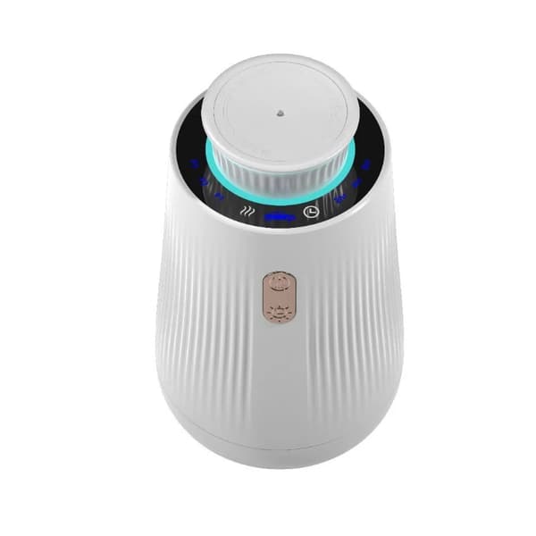 Bil duftdiffuser - Mini aromaterapi forstøver - USB-Genopladelig - Støjsvag Drift - Intelligent Styring - Til Æteriske Olier - Sort