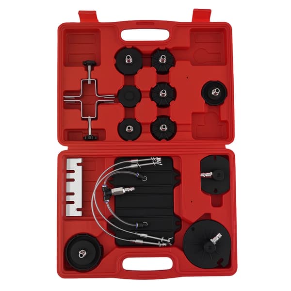 Adapterset för trycklufts-bromsluftare - E20 bromsavluftare adapterkit - 13 delar - För bromsventil - Passar tryckluftsbromsar