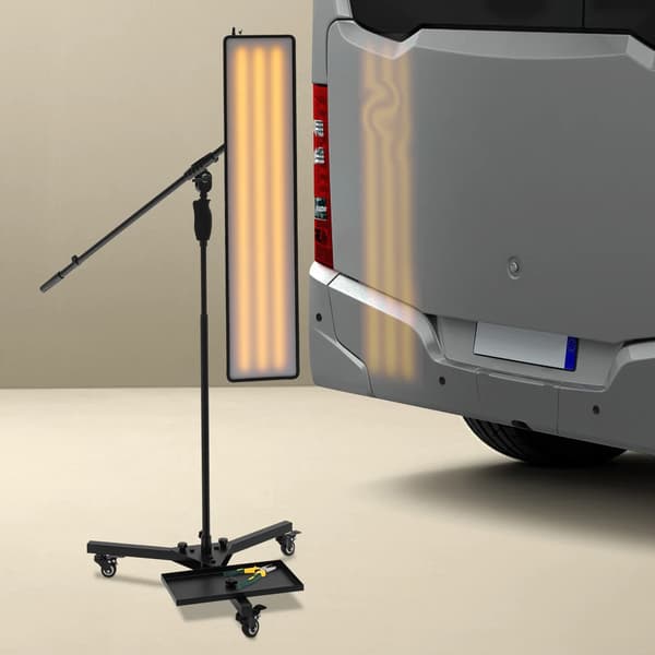 Bil PDR bulelampe - LED reflektor - 3 striber 3 sektioner - Lys til lakfri bule- og bulereparation