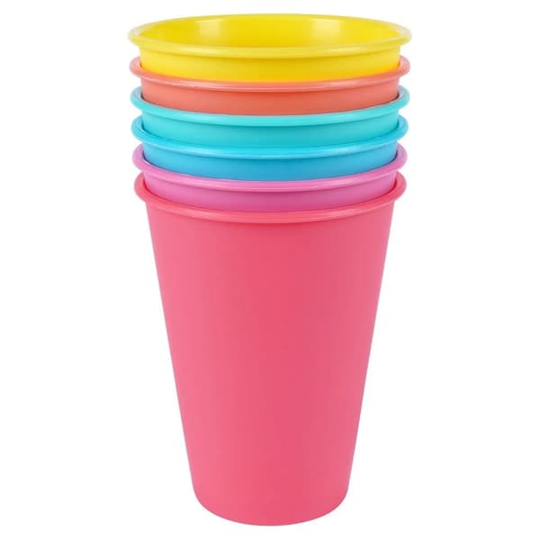 Plastikkrus - 400 ml - 6 stk. - LFGB-certificerede