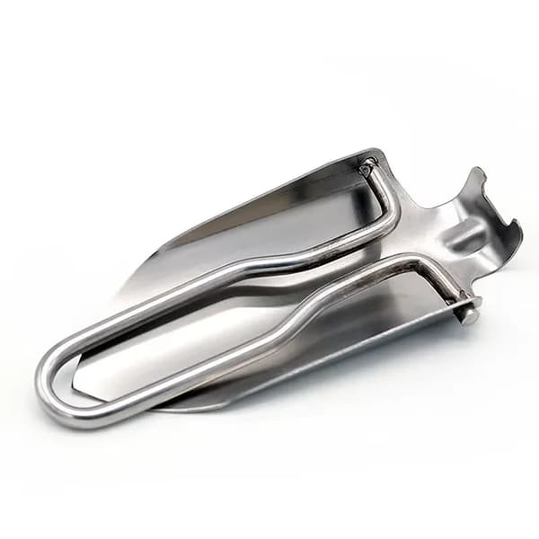 Hopfällbar trädgårdsspade - Handspade i rostfritt stål - Multifunktionell för plantering och omplantering - Bärbart verktyg - 2-pack