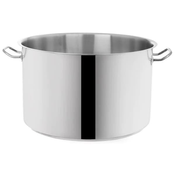Gryde med låg - Stor gryde - 40 cm - 30 L - Rustfrit stål