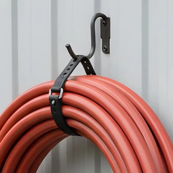 Bagagerem - Justerbart Spændebånd 35 cm - Genanvendelig Lastrem - Nylon med Quick Release Spænde - Sort