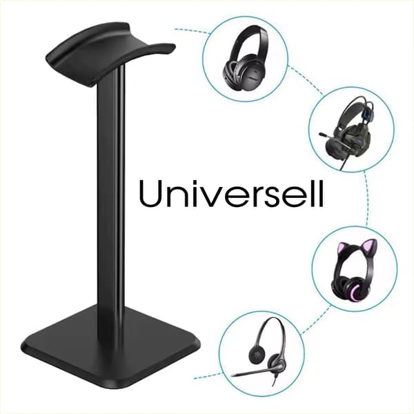 2-pack hörlurshållare - Headsetställ - Hörlursställ - Plast
