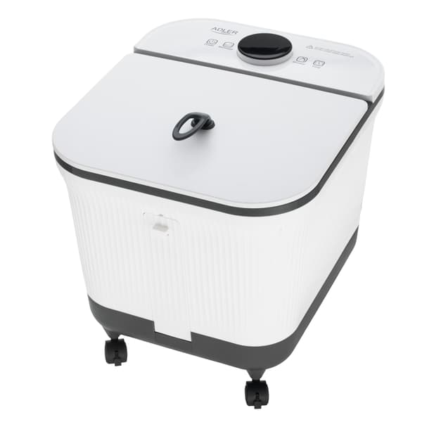 Fodspa-massager - AD2184 - Vandvarmer - LED-panel - Regnbruser - 4 massagevalser - Timer - Saltbeholder