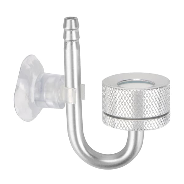 Akvarie-CO2-diffusor - Bubbelatomiserare - Sugkopp - För Växttillväxt - Silver