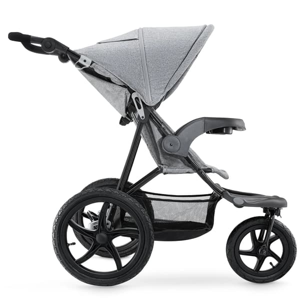 Barntricycle - Terräng Trehjuling - Luftfyllda Hjul - Hopfällbar - För Barn 3–6 År - Grå