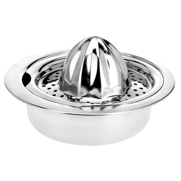 Citruspresser - Med Beholder - Rustfrit Stål