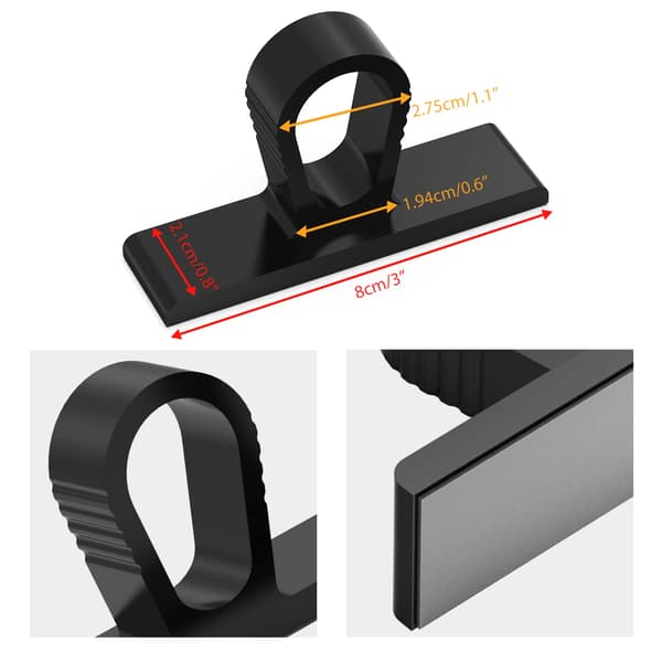 Clips til nummerplade - Holder til forreste honeycomb-gitter - TPU - Til Audi S3, RS3, RS4, RS5, RS6, TT