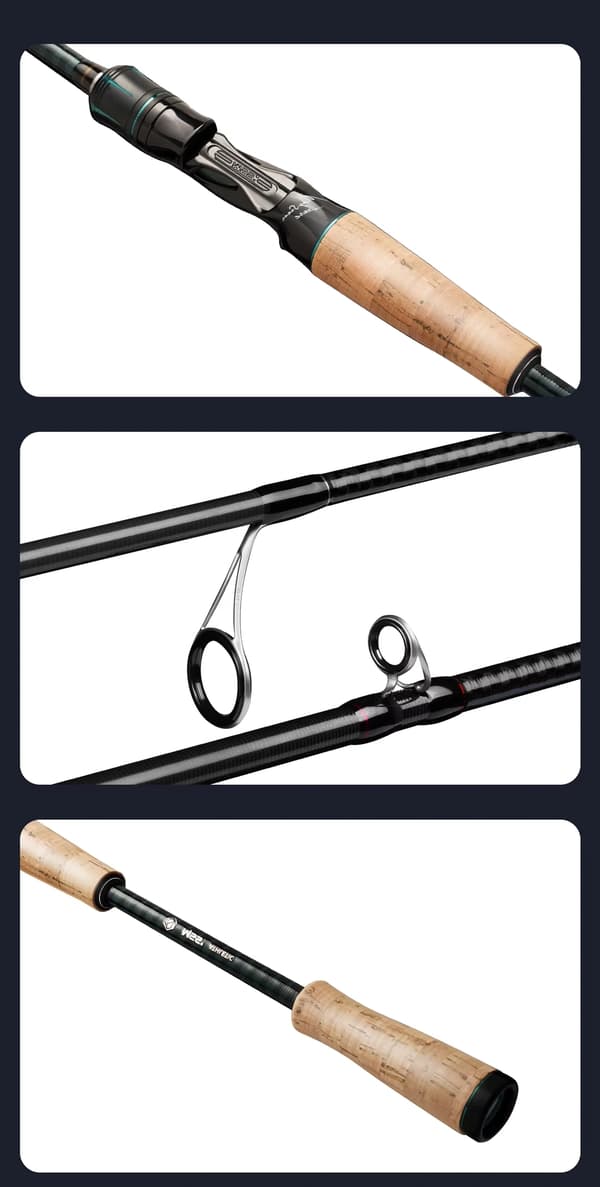 Magic L - Kastestang - 1,98 m - Casting - ML - MF - 2-delt - Kulfiber