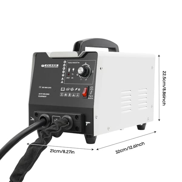 Karrosseri punktsvejser - Dent puller - 3000W 220V 3500A - Til bilbulereparation - Professionel autoværksted - Sort