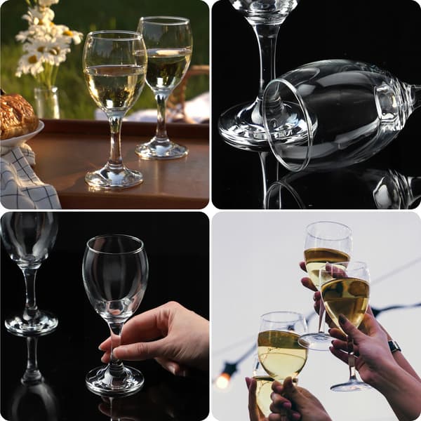 Hvidvinsglas - Sæt - 6 stk - 200 ml