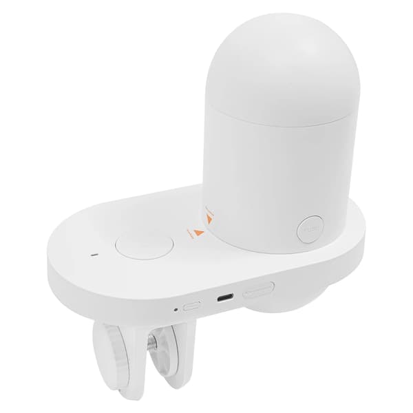 Automatisk fiskefoder - Akvariefoderautomat - 2K HD-kamera - 200 ml - Tidsstyret fodring - 2 niveauer - Hvid