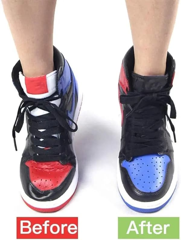Sneaker tåbeskyttere mod folder - Skoplejesæt - 2 dele - TPE - Til herresko - Formbevarende