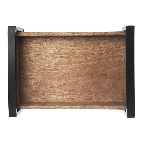 Serveringsbakke - Træ - 30,5 x 22 cm - Brun