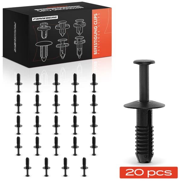 Stødfanger monteringsclips 20 stk - Plast clips til stødfanger - Til BMW E30 E34 E36 E38 E39 E46 E60 E53 - Erstatter 22401 51111964186