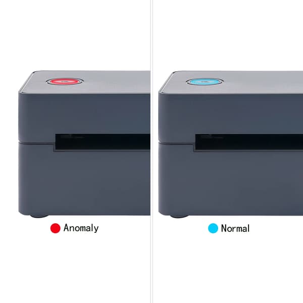 Etiketprinter - Termisk Printer - Bluetooth & USB - 101,6×152,4 mm - 10 sider/min - Bordmodel - EU-stik - Sort