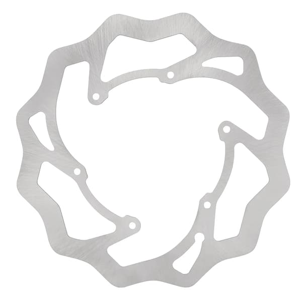 Motorcykelbremseskive - Forreste bremseskive - 260 mm - Rustfrit stål - Sølv - Beskyttelse af bremsesystem