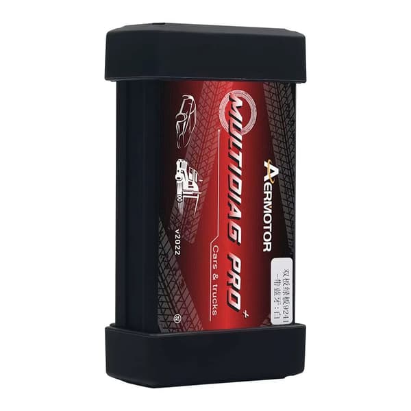 Multidiag PRO / WOW Snooper - OBD2 Diagnosverktyg - Bil & Lastbil - Dubbel PCB V3.0 - Äkta 9241A - Bluetooth - Programvara 2021.11/2020.23 - Blått NEC-papper