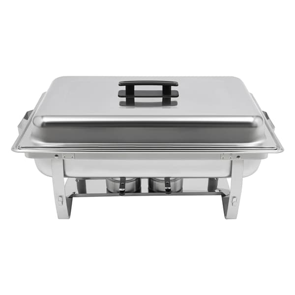 Chafing Dish Buffévärmare - 2-fack Serveringsset - Rostfritt stål - Rektangulär - För catering & buffé
