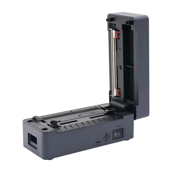 Etiketprinter - Termisk Printer - Bluetooth & USB - 101,6×152,4 mm - 10 sider/min - Bordmodel - EU-stik - Sort