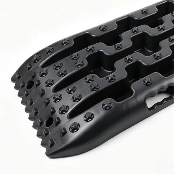 Selvredningsplader - Sandstiger - 2 stk. - 104 cm - 28 cm - Plast - Sort