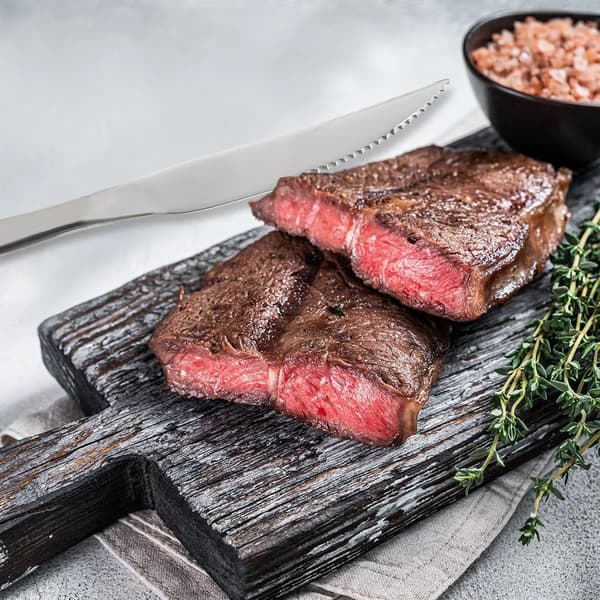 2 stk. steakknive - Burgerknive - Rustfrit stål - Knivsæt
