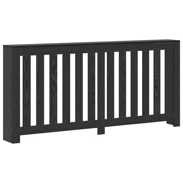 Radiatorskydd - Elementskydd - 175x20x82 cm - Träkomposit - Ventilerad front - Armégrön