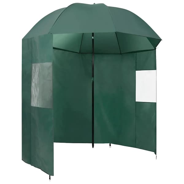 Fiskeparaply - Paraplytält - 220 x 185 cm - Polyester - Armygrön