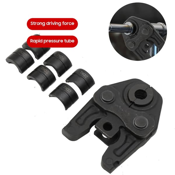 Rörpressbackar - TH-profil 16/20/26/32 mm - För kompositrör & PEX - För hydraulisk press - Koppar- och multilagerkopplingar