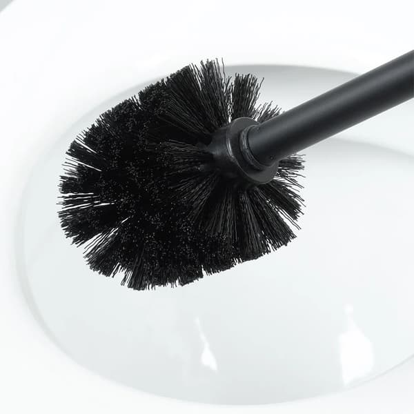Toiletbørste - Udskiftningsbørste - 35 cm - Sort