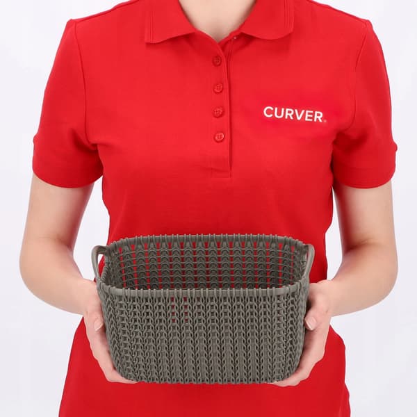 Förvaringskorg - Organizer - Plast - Brun