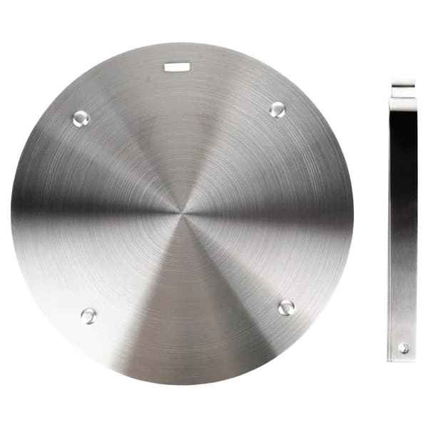 Induktionsplade - Adapterplade til induktion - Rustfrit stål - 24 cm - Sølv