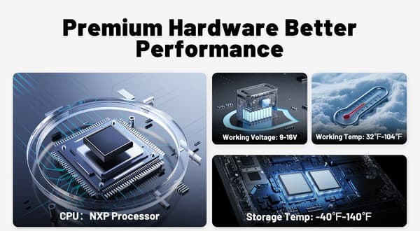 ECU-diagnoseværktøj - XTS500 J2534-programmerer - OBD-II-interface - Bluetooth - Softwareopdateringer - Understøtter 18+ bilmærker