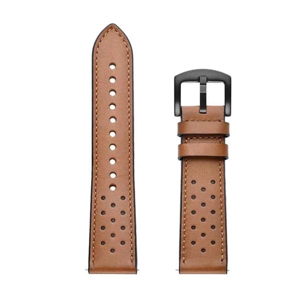 Läderarmband för smartklocka - Forerunner 970 - Metallspänne - Brun