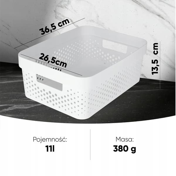 Förvaringslådor & boxar - Set - Plast - Vit