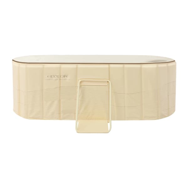 Foldbart badekar til voksne - Bærbart spa-kar - 150 cm - 5-lags isolering - PVC - Koldtvandsterapi - Gul