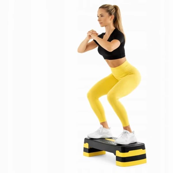 Aerobic-stepbræt - Stepper - Højdejusterbar - 2 niveauer