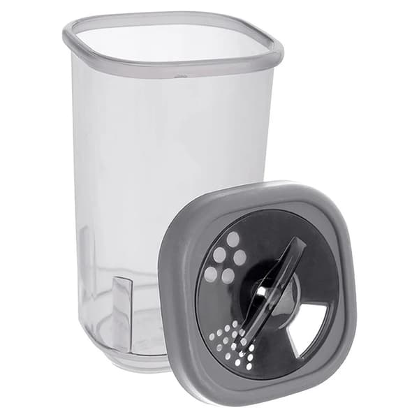 Krydderibeholder med si - 320 ml - Plast - Grå