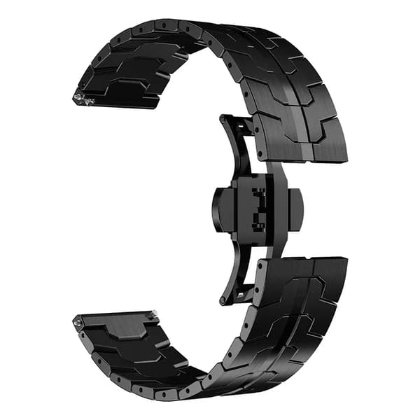 Urrem - T-Rex 3 Pro 44 mm - Rustfrit Stål - Metalspænde - Sort