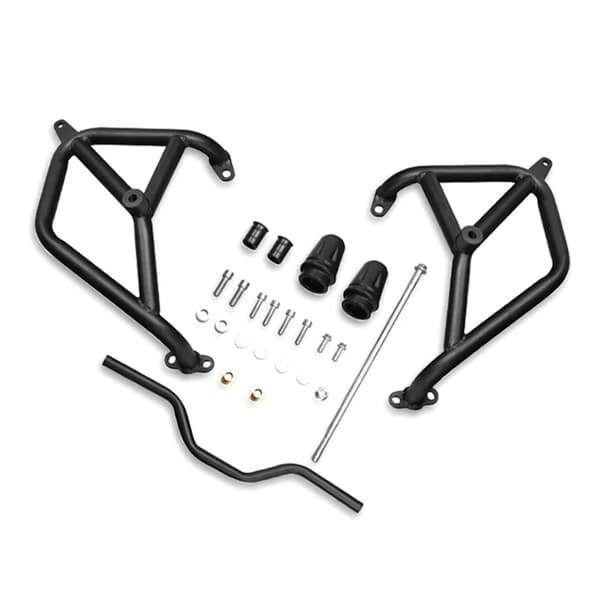 Motorcykel störtbåge - Set - Aluminiumlegering - Vältskydd - Svart