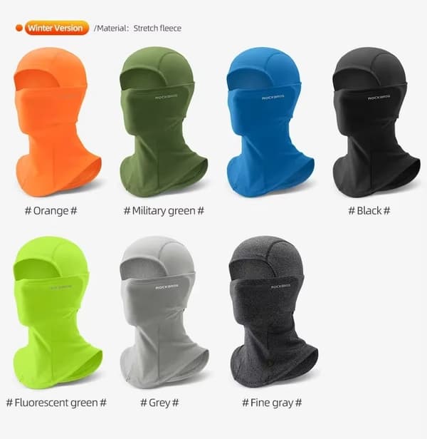 Vinterbalaclava - Model LF7345 - Vindtæt - Åndbar - Elastisk - Polyester - One Size - Farve LF7345-7