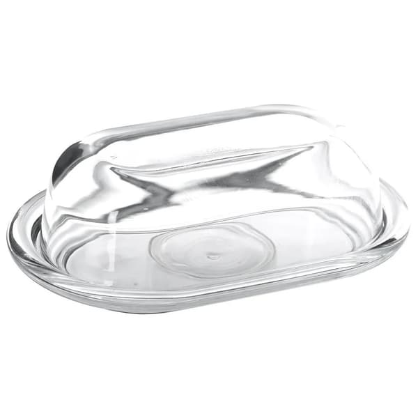 Smørboks - Smøropbevaring - Glas - Oval