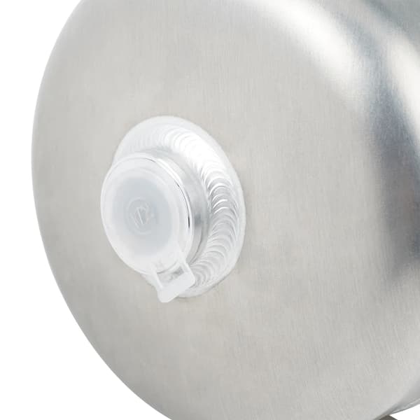 Luftkompressor - 1/2 NPS Lufttankkompressor - 4 l Tank - 150 PSI - Högt Luftflöde - Flygplansaluminium - Robust - Silver