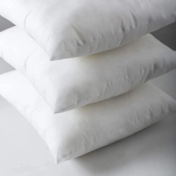 Pudefyld - Inderpuder til pyntepuder - 12-pak - 45 x 45 cm - Polyesterfiber - Vaskbare - Åndbare