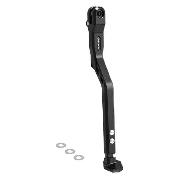Justerbart sidestøtte til elcross - Kickstand - 5 niveauer - Aluminiumlegering - Sort