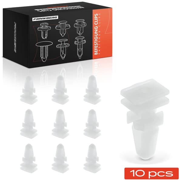 Monteringsklips för BMW - Clipsats kaross - 10-pack - Passar E46 E36 E34 E39 E32 E38 - Ersätter OEM 51478234047 25321
