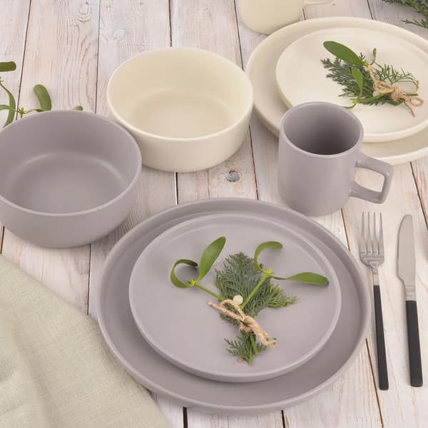 SKANDI - Keramikskål - Diameter 16 cm - Kapacitet 830 ml - Grå