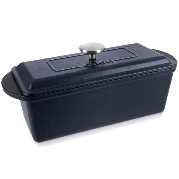 Brødform med låg - Støbejernsform - Emaljeret - 35 cm - 3 l - Sort