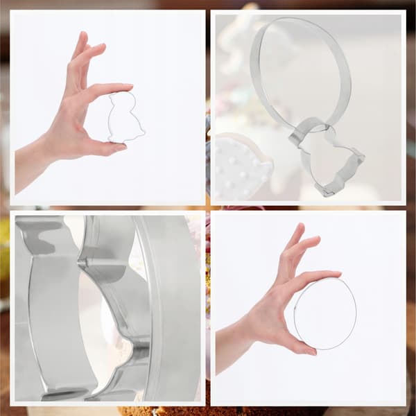 Kakform - Pepparkaksform - Kycklingform - Metall - CE/EU - Silver
